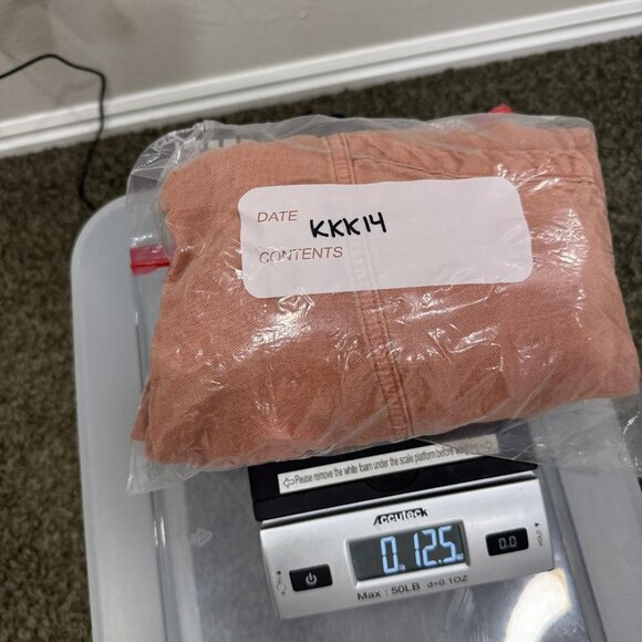 C&C California Pants Womens Medium Rust Linen Lyocell Jogger Drawstring Cuffed - Picture 9 of 9